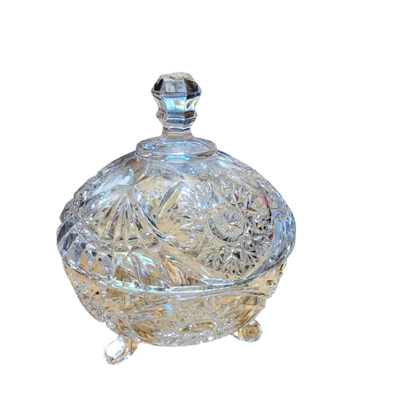 Cristal D'Arques Other - Vintage Cristal D'Arques Footed Candy Dish